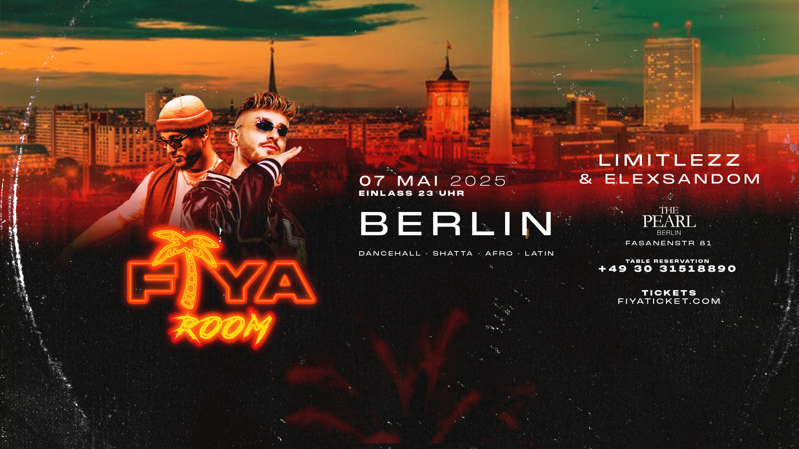 BANNER – FIYA ROOM BERLIN